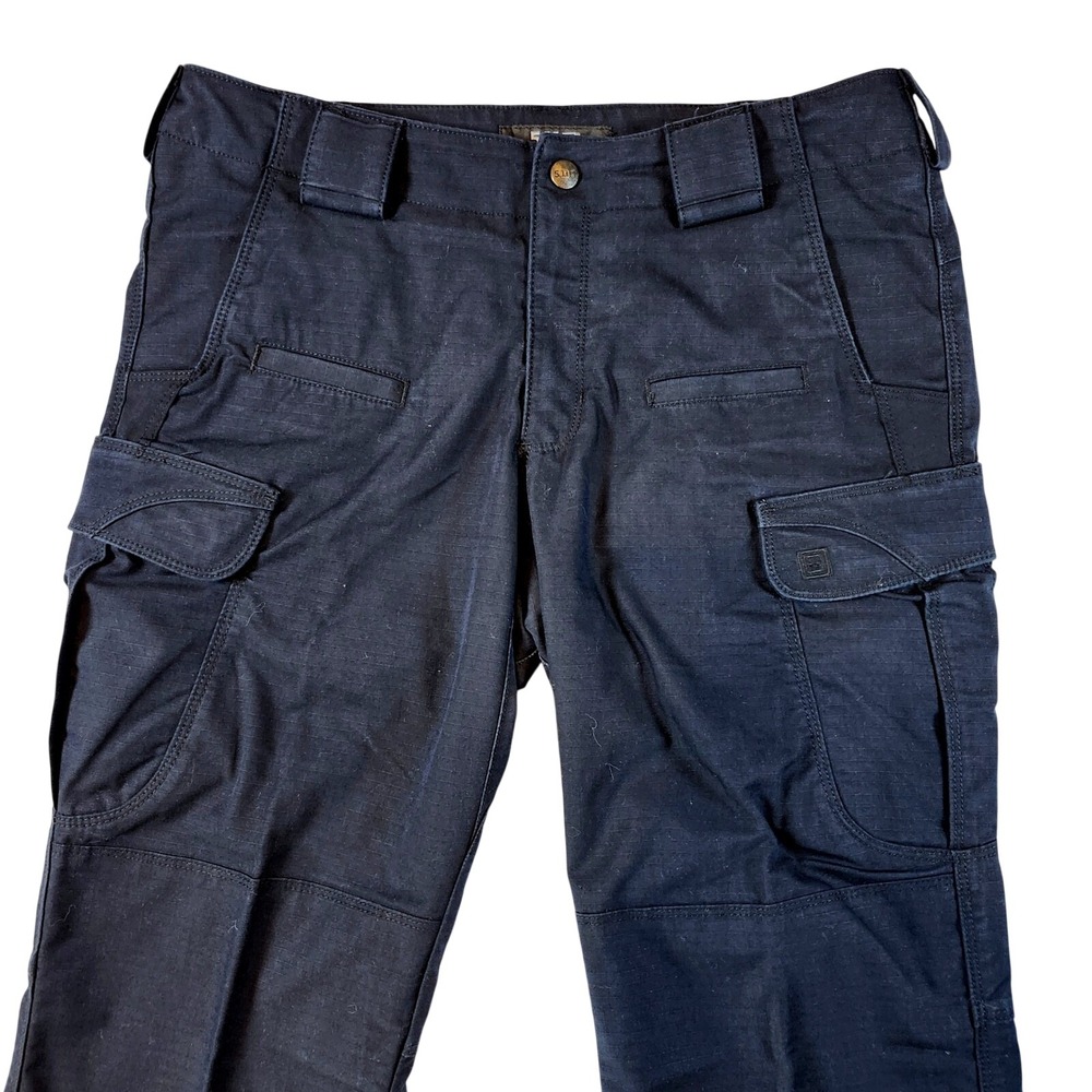 5.11 Tactical Cargo Pants Women 14 Navy Blue Excellent Ripstop Multi-Pocket